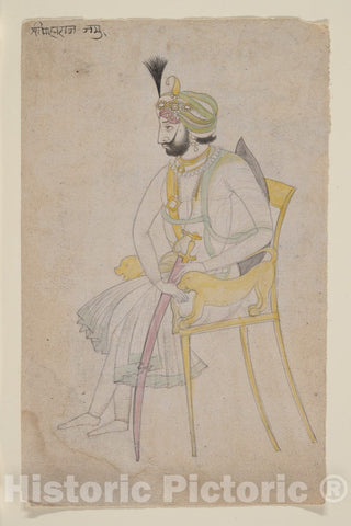 Art Print : Maharaja Ranbir Singh : Vintage Wall Art