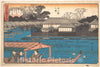 Art Print : Utagawa Hiroshige - Imadobashi no Zu (Tama-Sho) - Japan : Vintage Wall Art
