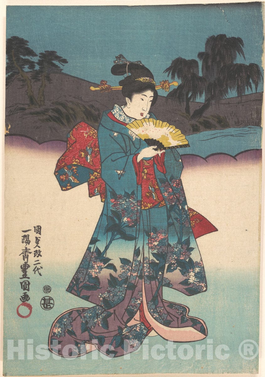 Utagawa Kunisada - Print - Japan v.84 - Historic Pictoric