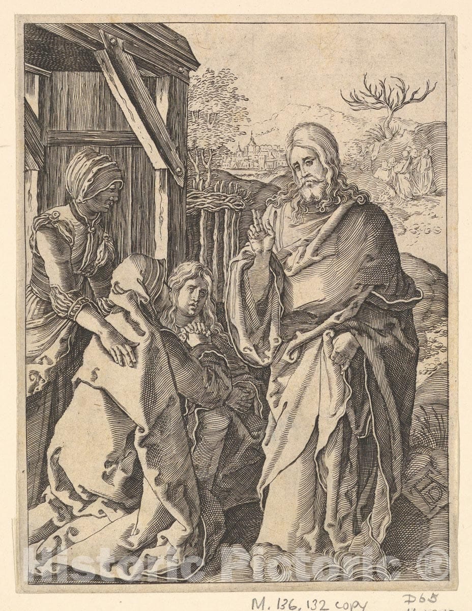 Art Print : Albrecht Dürer - Engraved Copies of The Little Passion 2 : Vintage Wall Art