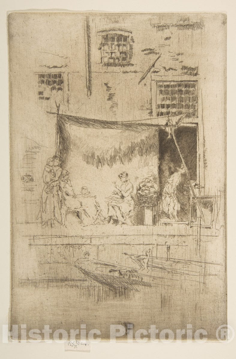 Art Print : James McNeill Whistler - Fruit Stall : Vintage Wall Art