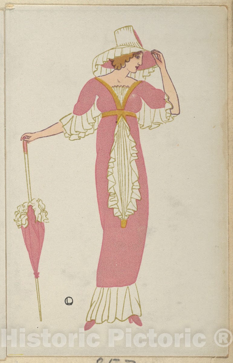 Art Print : Otto Friedr. Carl Lendecke - Fashion (Mode) : Vintage Wall Art