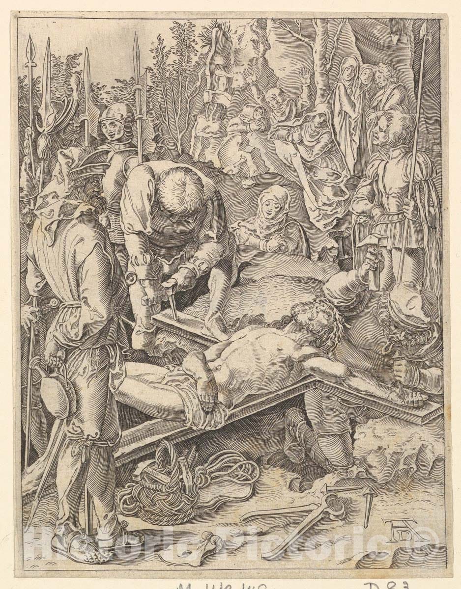 Art Print : Albrecht Dürer - Engraved Copies of The Little Passion - 417917 : Vintage Wall Art