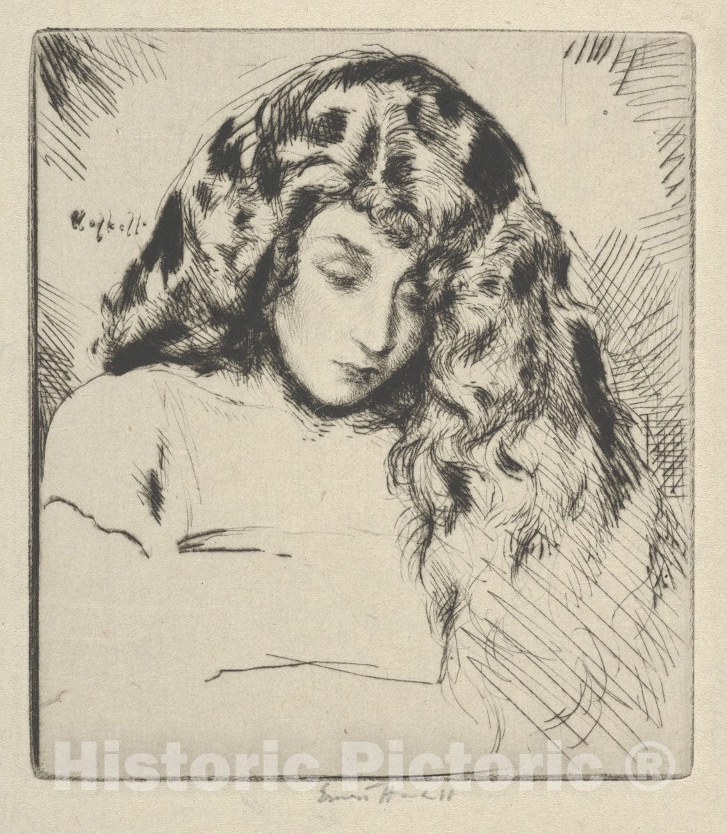 Art Print : Ernest Haskell - Gypsy : Vintage Wall Art