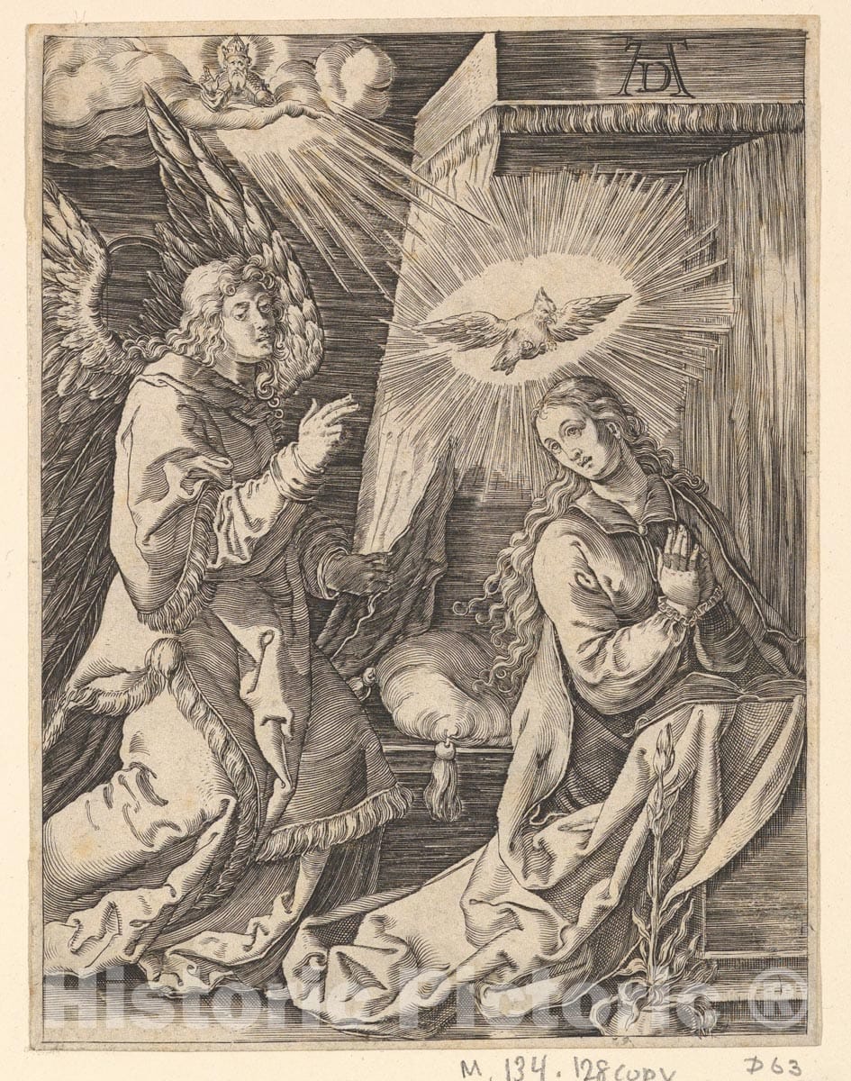 Art Print : Albrecht Dürer - Engraved Copies of The Little Passion - 418256 : Vintage Wall Art