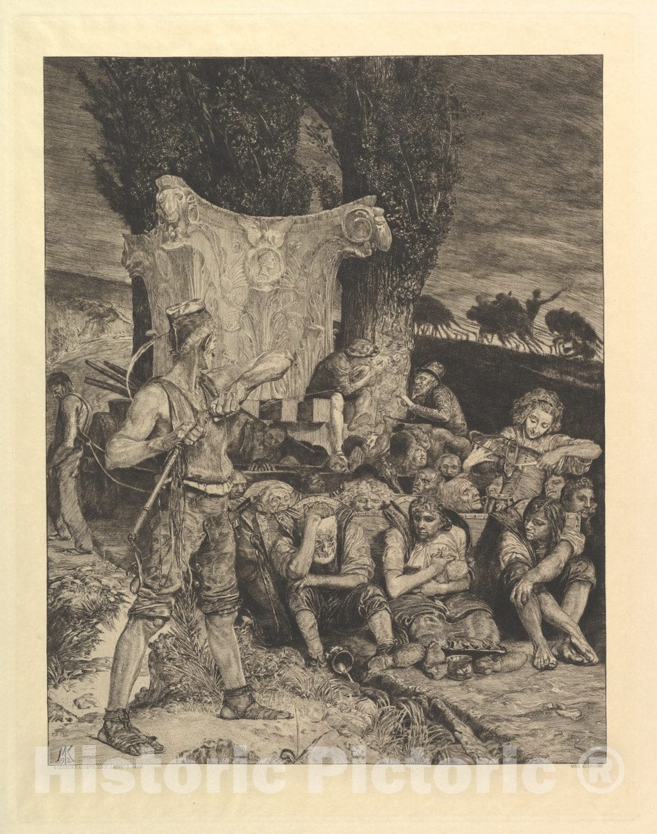 Art Print : Max Klinger - Elend, from The Series Vom Tode Zweiter Teil : Vintage Wall Art