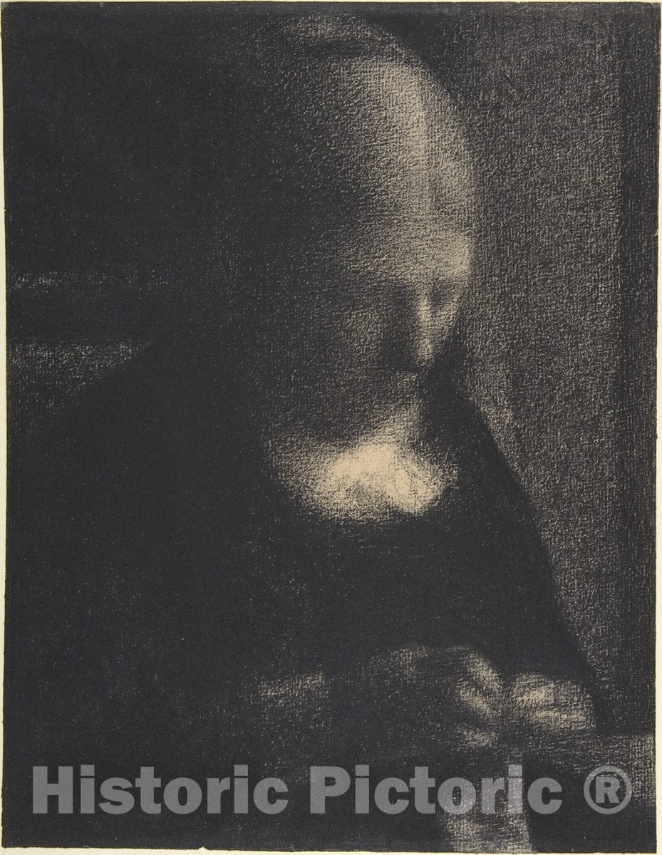 Art Print : Georges Seurat - Embroidery