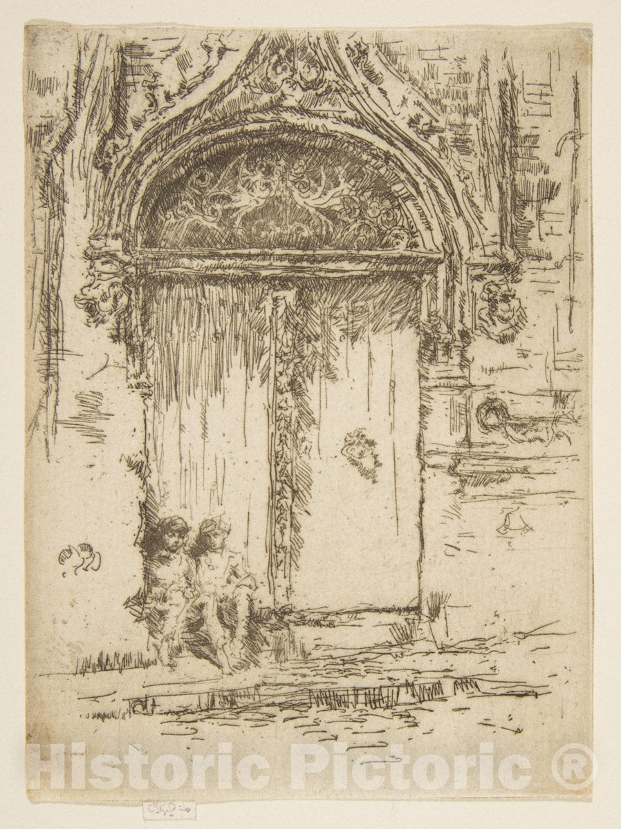 Art Print : James McNeill Whistler - Hangman's House, Tours : Vintage Wall Art