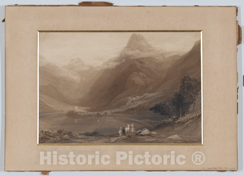Art Print : Samuel Jackson - Llanberis Lake, North Wales : Vintage Wall Art