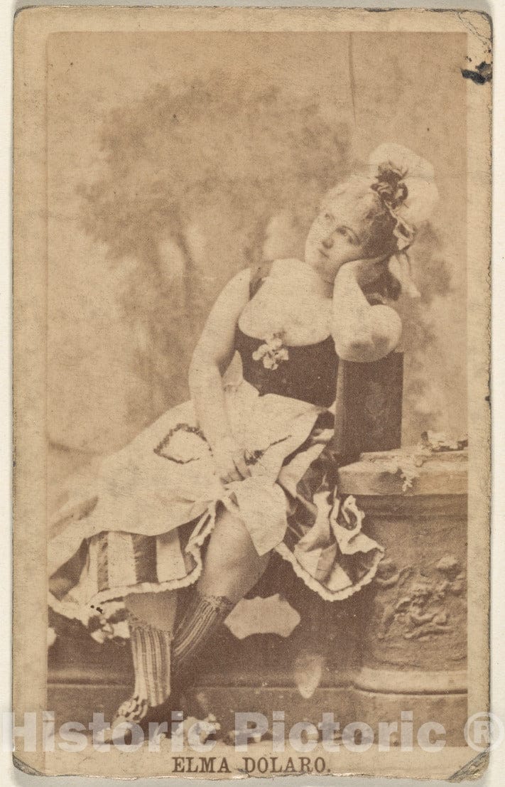 Photo Print : Elma Dolaro, from The Actresses Series (N668) : Vintage Wall Art