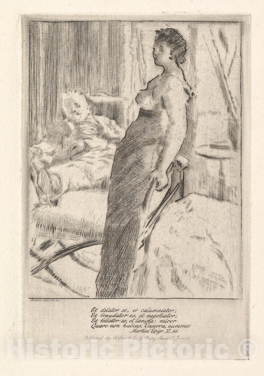 Art Print : Walter Richard Sickert - Et Delator ES : Vintage Wall Art