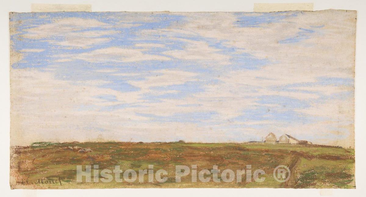 Art Print : Claude Monet - Landscape : Vintage Wall Art