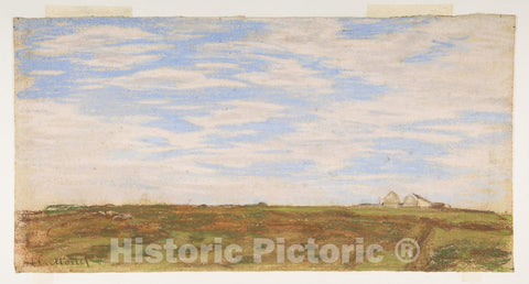 Art Print : Claude Monet - Landscape : Vintage Wall Art