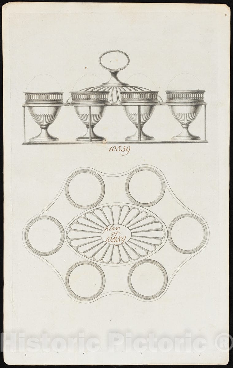 Art Print : Matthew Boulton - Egg Caddy : Vintage Wall Art