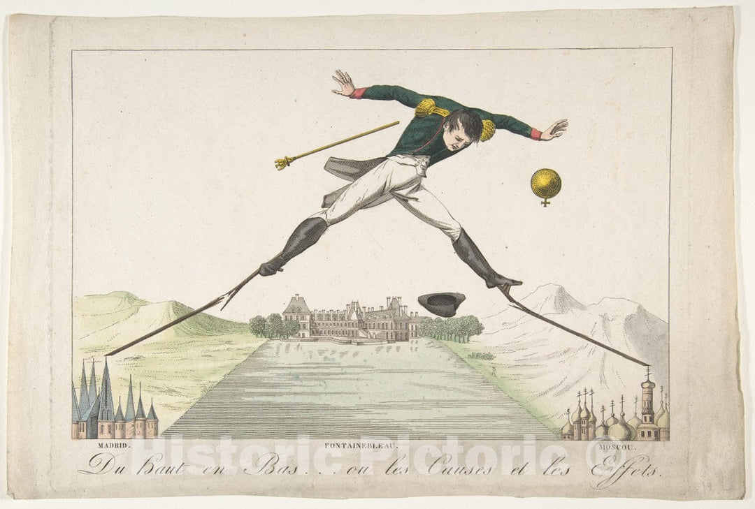 Art Print : Elie - from Top to Bottom, or Cause and Effect (Du Haut en bas.ou les Causes et les effets) : Vintage Wall Art