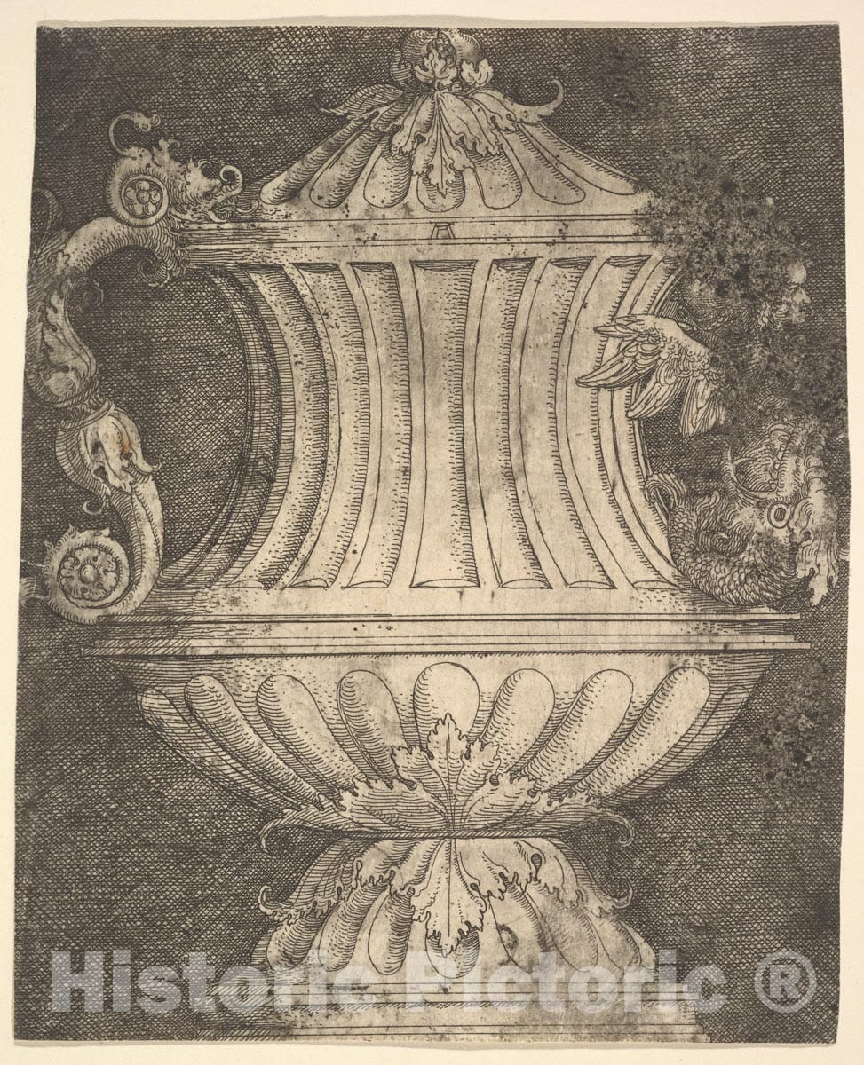 Art Print : Albrecht Altdorfer - Ewer with a Siren : Vintage Wall Art