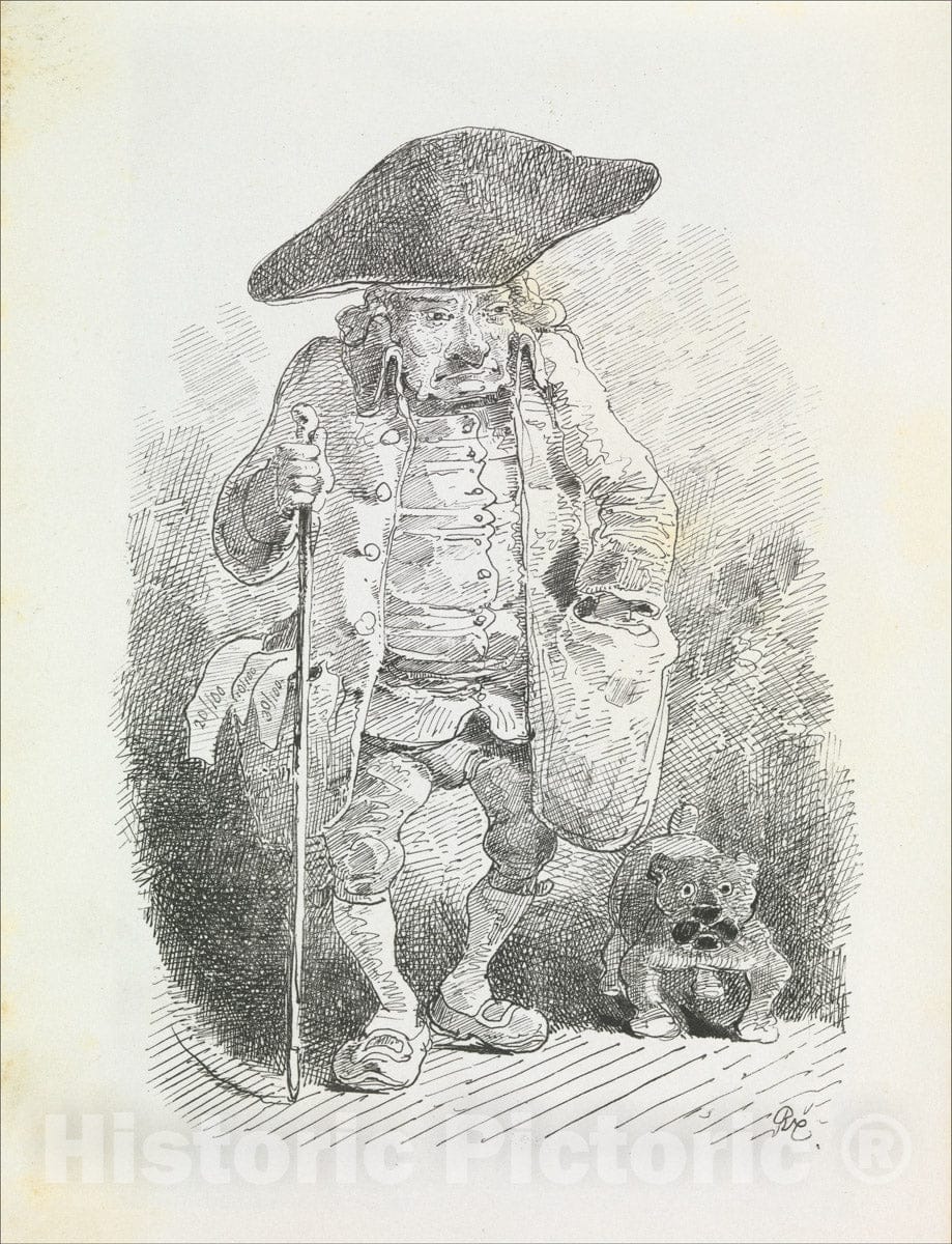 Art Print : Rodolphe Töpffer - Essais d'autographie/Essai de physiognomie : Vintage Wall Art