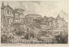 Art Print : Giovanni Battista Piranesi - The Smaller Harbor, Called The Porto di Ripetta (Veduta del Porto di Ripetta) : Vintage Wall Art