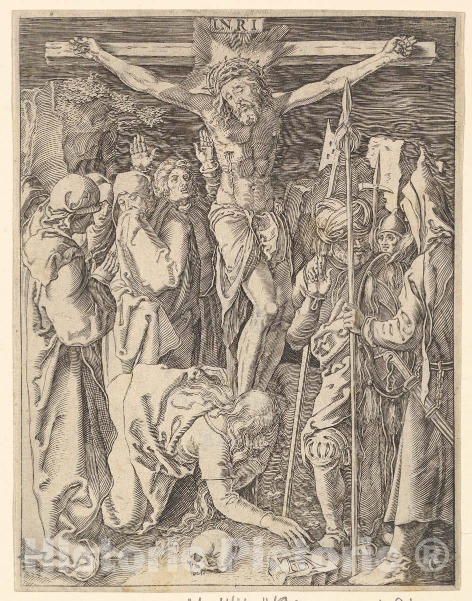 Art Print : Albrecht Dürer - Engraved Copies of The Little Passion - 422676 : Vintage Wall Art