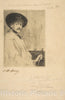 Art Print : Percy Thomas - James McNeill Whistler 3 : Vintage Wall Art