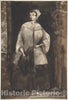 Art Print : Constantin Guys - Woman Standing in a Doorway : Vintage Wall Art