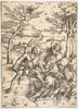 Art Print : Albrecht Dürer - Hercules Conquering The Molionide Twins : Vintage Wall Art