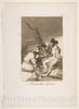 Art Print : Goya - Plate 11 from 'Los Caprichos': Lads Making Ready (Muchachos al Avío) : Vintage Wall Art