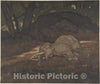 Art Print : Antoine-Louis Barye - Sleeping Elephant : Vintage Wall Art