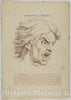 Art Print : Terrour or Fright - Artist: Charles Le Brun - Created: 1765 : Vintage Wall Art