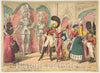 Art Print : George Cruikshank - Ancient Military Dandies of 1450 – Modern Military Dandies of 1819 : Vintage Wall Art