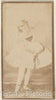 Photo Print : Dancer Standing with Toe Pointed, from The Actresses Series (N668) : Vintage Wall Art