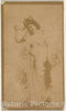 Photo Print : Actress Wearing Headpiece of Floral Vines, from The Actresses Series (N668) : Vintage Wall Art