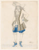 Art Print : Costume Design for a Courtier - Artist: Leon Bakst - Created: c1921 : Vintage Wall Art