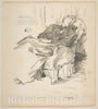Art Print : James McNeill Whistler - La Belle Dame Endormie (The Beautiful Woman Asleep) : Vintage Wall Art