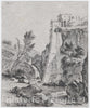 Art Print : Jean Jacques de Boissieu - Waterfall After Breenberg : Vintage Wall Art