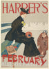 Art Print : Edward Penfield - Harper's, February 1 : Vintage Wall Art