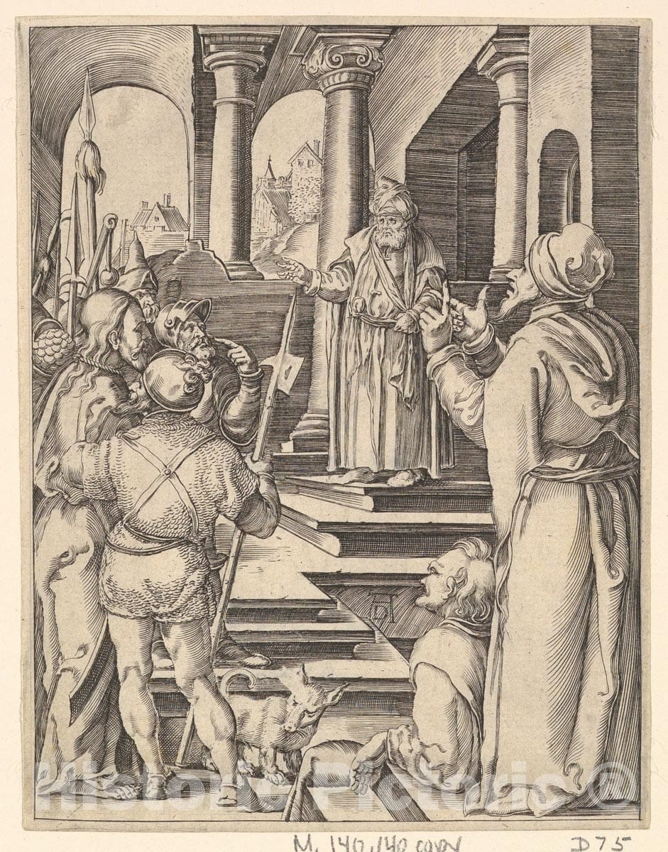 Art Print : Albrecht Dürer - Engraved Copies of The Little Passion - 425131 : Vintage Wall Art