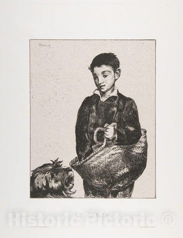Art Print : Édouard Manet - The Urchin 1 : Vintage Wall Art