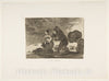 Art Print : Goya - Plate 45 from 'The Disasters of War' (Los Desastres de la Guerra): 'and This Too.' (Y esto Tambien.) : Vintage Wall Art