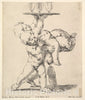 Art Print : Stefano Della Bella - Three Children Carrying a Tray : Vintage Wall Art