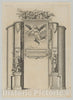 Art Print : Melchior Tavernier - Triumphal Arch, from 'Éloges et Discours sur la triomphante réception du Roy en sa Ville de Paris .' by Jean-Baptiste de Machault 1 : Vintage Wall Art