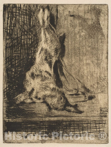 Art Print : Édouard Manet - The Rabbit : Vintage Wall Art