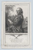 Art Print : Antoine Demarcenay de Ghuy - Portrait of The Maréchal de Saxe : Vintage Wall Art