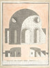 Art Print : Pietro Paolo Coccetti (Cocchetti) - Three Sections of The Tempio Della Speranza : Vintage Wall Art