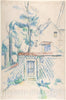 Art Print : Paul Cézanne - Entrée de Jardin : Vintage Wall Art