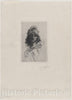 Art Print : Auguste Rodin - Bust of Bellona 3 : Vintage Wall Art