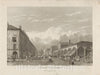 Art Print : William James Bennett - Fulton Street and Market, New York : Vintage Wall Art