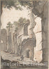 Art Print : Bartholomeus Breenbergh - Roman View : Vintage Wall Art