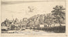 Art Print : Reinier Nooms, Called Zeeman - View of Chaillot in Paris : Vintage Wall Art