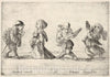 Art Print : Callot Figures - Artist: Francois Collignon - Created: 1684 : Vintage Wall Art